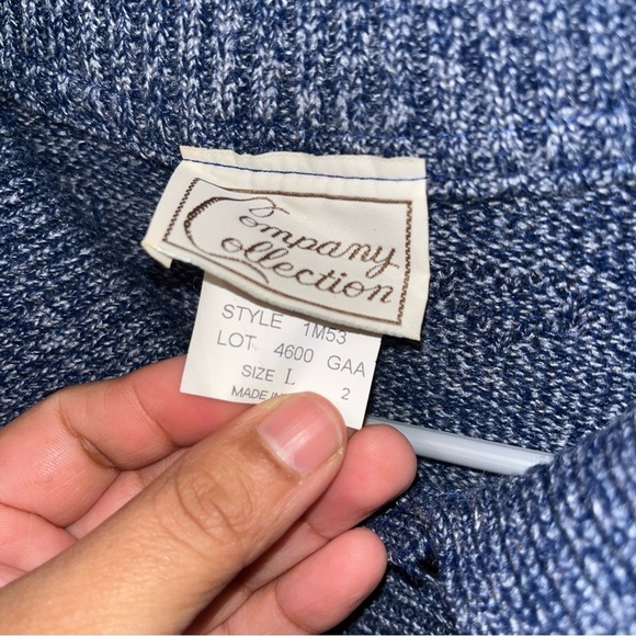 Vintage 90s Company Collection Sweater M Made USA back to school - Picture 3 of 8